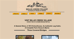 Desktop Screenshot of billiecreekvillage.org